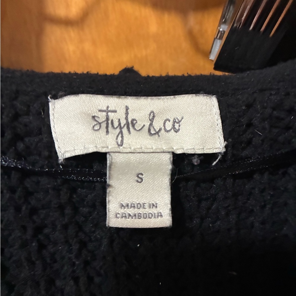 Style & Co. Women's Sweater in Classic Black